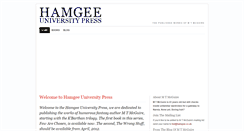 Desktop Screenshot of hamgee.co.uk